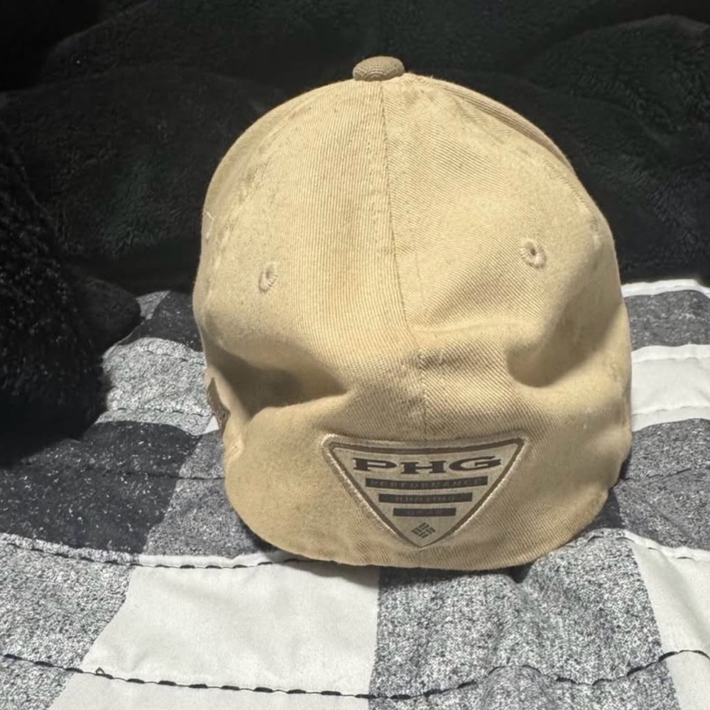 Tan Baseball Cap With Leather Patch - image 2